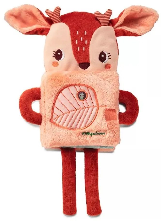 Lilliputiens - Gyermek textil világító könyv szarvas Stella