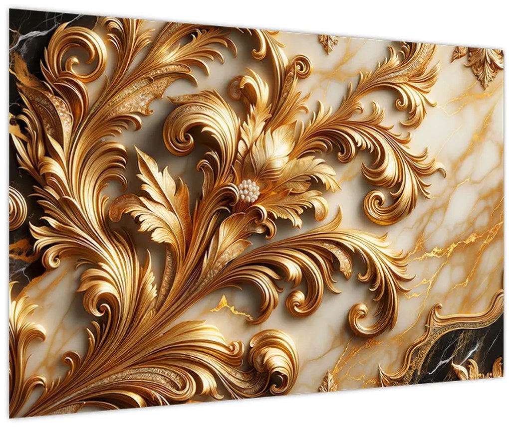 Kép - Márvány arannyal (90x60 cm)