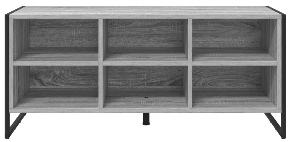 Cipőszekrény tárolóval Szürke Sonoma 60 x 35 x 44 cm Faanyag