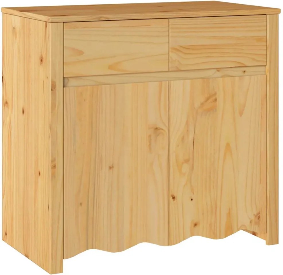 vidaXL Oldalszekrény Drammen Tölgyszínű 79 x 43 x 75.5 cm
