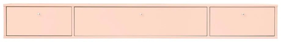 Világos rózsaszín TV-állvány 176x22x32,5 cm Mistral – Hammel Furniture