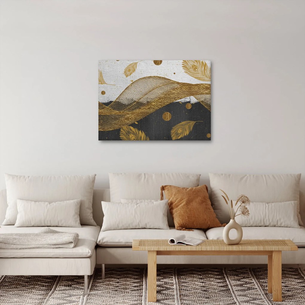 Kép - Arany toll (70x50 cm)