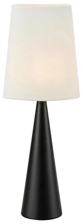 Fekete-fehér asztali lámpa (magasság 64 cm) Conus – Markslöjd
