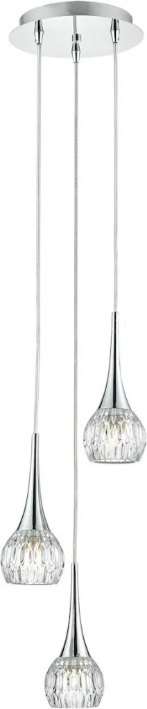 Dar Lighting LYALL LYA0350 Függőlámpa 3x40W/G9
