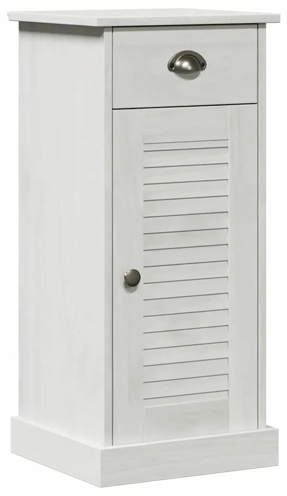 Fürdőszoba bútor szett 3 pcs antik fehér 37 x 34 x 110 cm