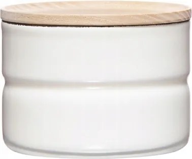 Riess Konyhai tartály fa fedéllel 0,2l Pure White