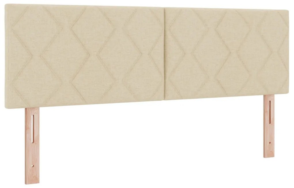 Fejtámla Gyémánt Blokkok Dizájn Krém 140 cm Textil