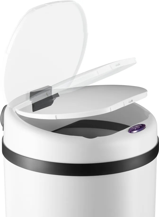 monzana® Érintésmentes szemetes USB-vel 50 l - fehér