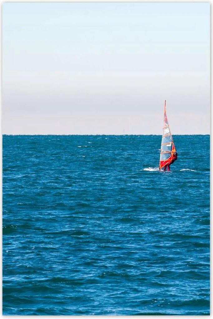 Poszterek 80x120 Windsurfer trieste tenger