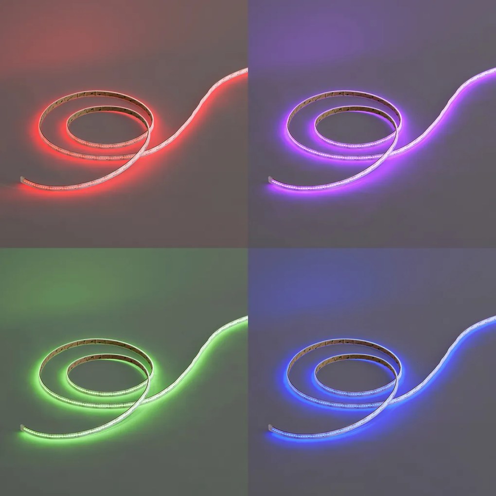 Okos COB LED szalag 3 méter RGB 35W 1040 lm 2700 - 6500K IP44