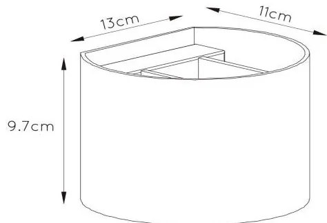 Lucide 09218/04/36 - LED fali lámpa XIO 1xG9/4W/230V antracit