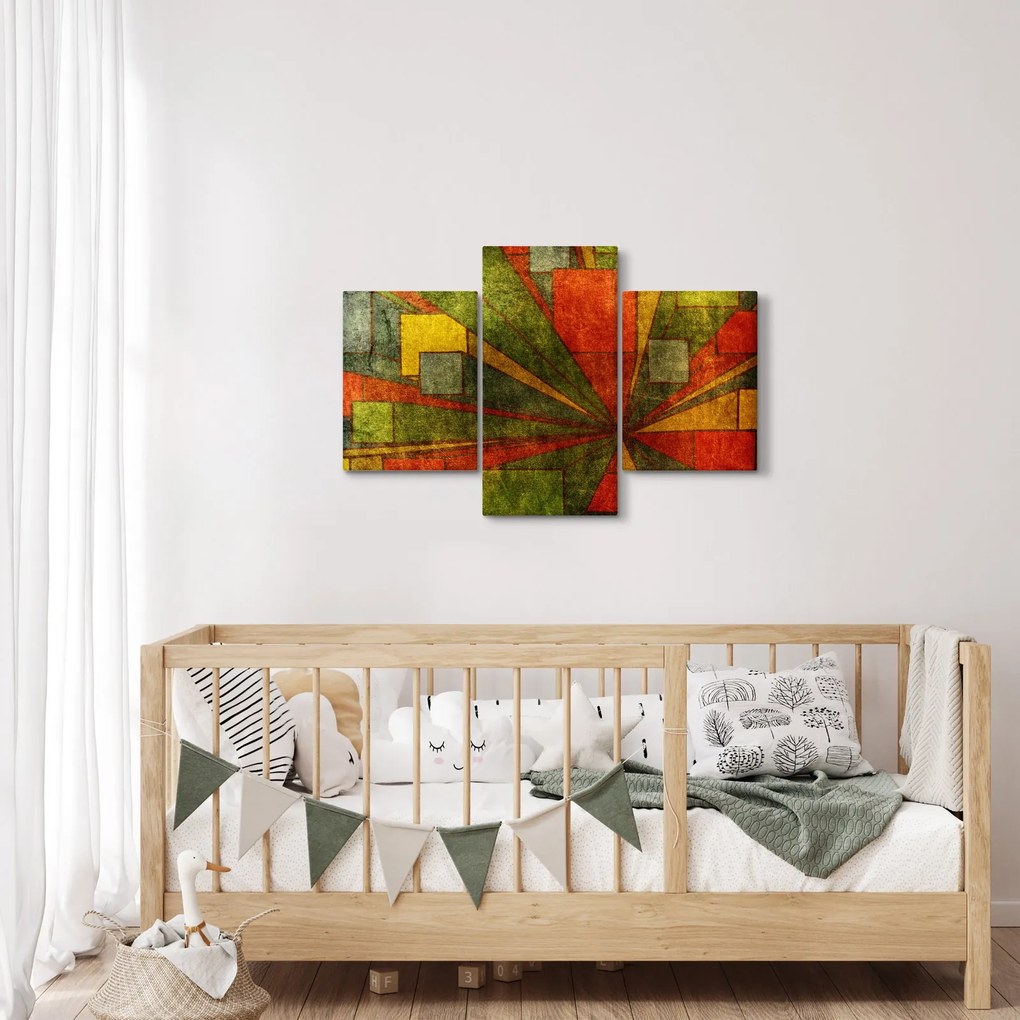 A geometriai absztrakció képe (90x60 cm)