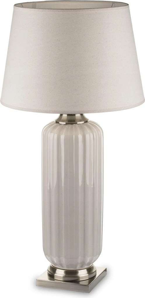 Asztali lámpa dekoráció glamour kerámia alap lámpa textil lámpabúra