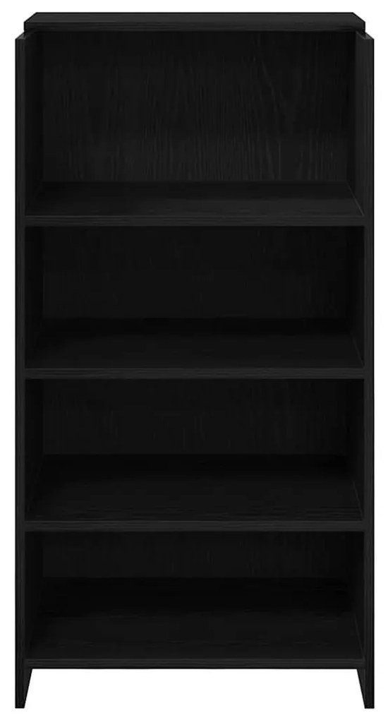 recepciós pult fekete 55x50x103,5 cm szerelt fa