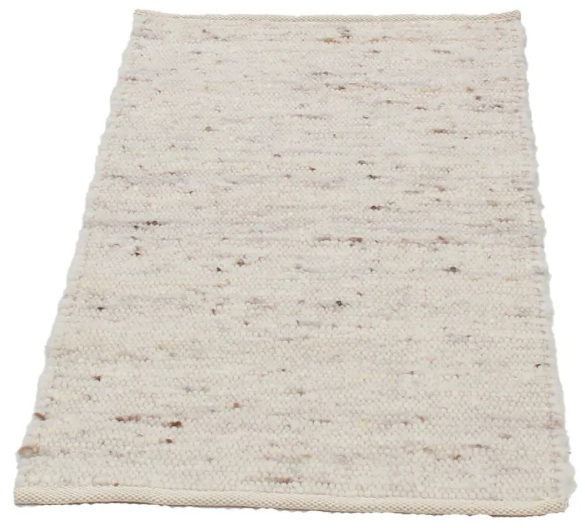 Vastag szőnyeg gyapjúból Rustic 60x126 szövött modern gyapjú szőnyeg