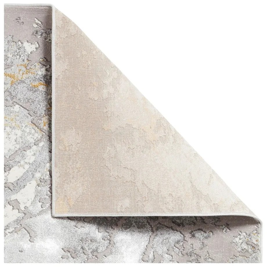 Szürke-aranyszínű szőnyeg 170x120 cm Apollo - Think Rugs