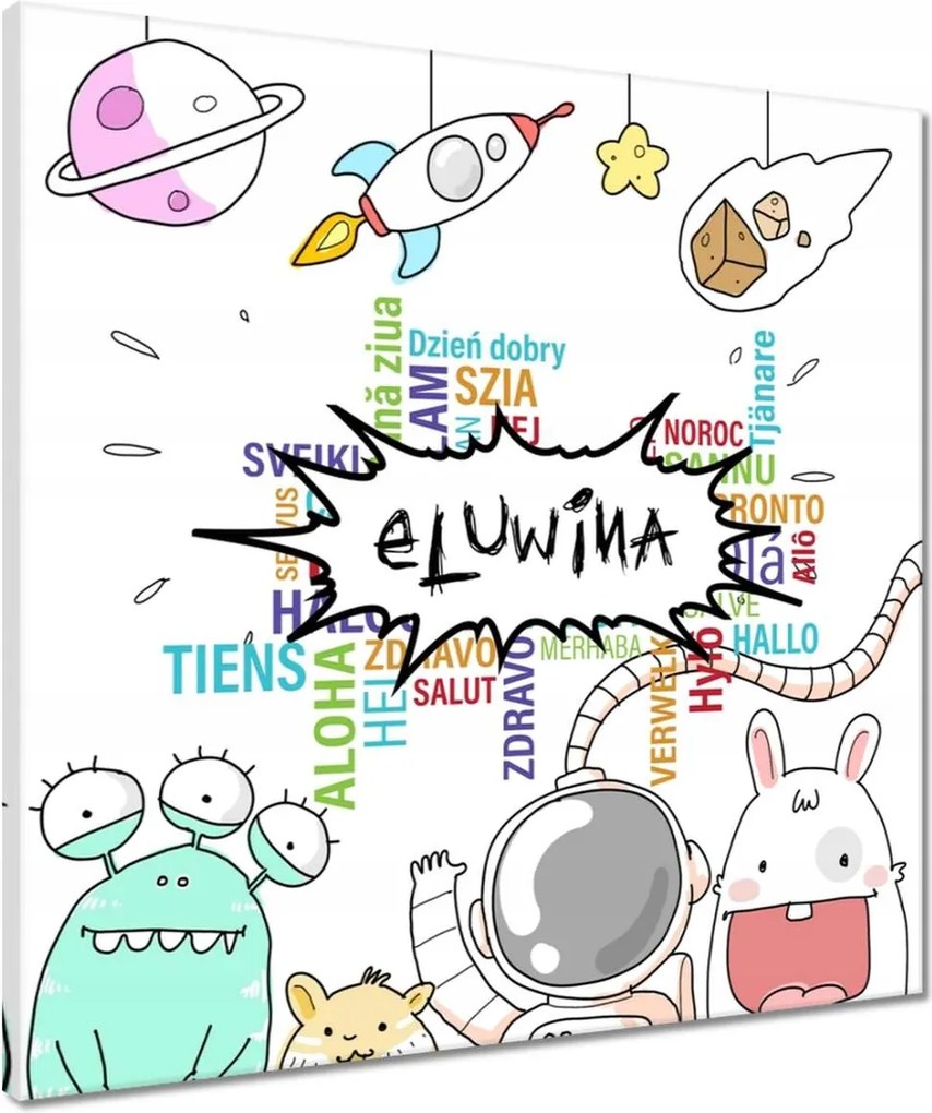 Vászonkép 50x50 Eluwina Üdvözlet