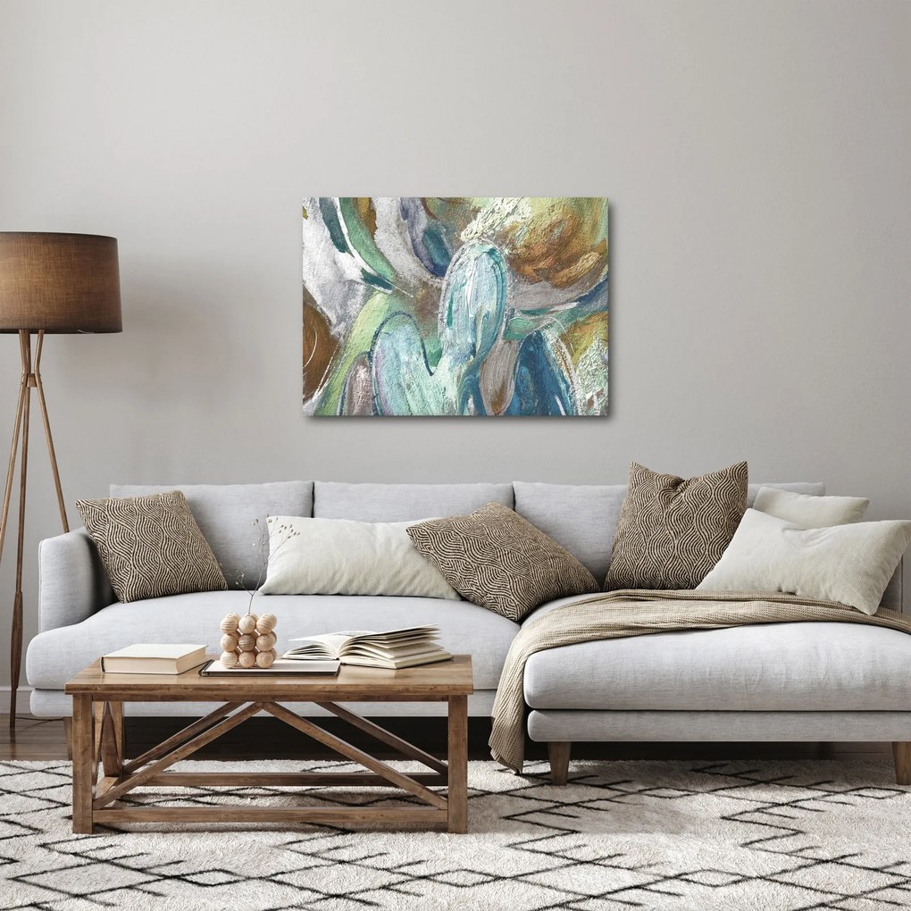 Kép - Absztrakt figurás festészet (70x50 cm)