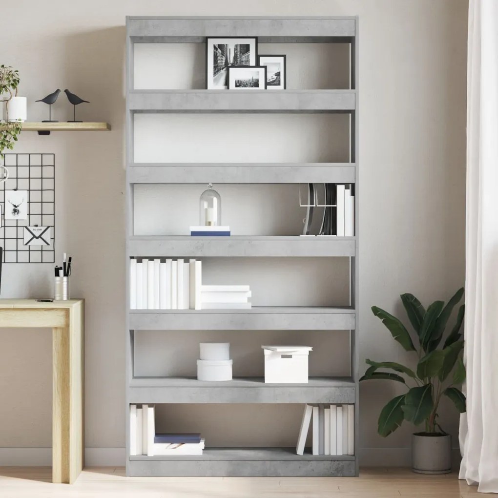 Könyvespolc Szürke Szerelt fa 100 x 30 x 198 cm Könyvespolc
