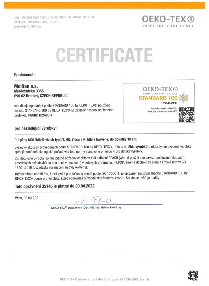 EMI 4 cm vastag huzat nélküli memóriahab felületi matrac, 80x195 cm