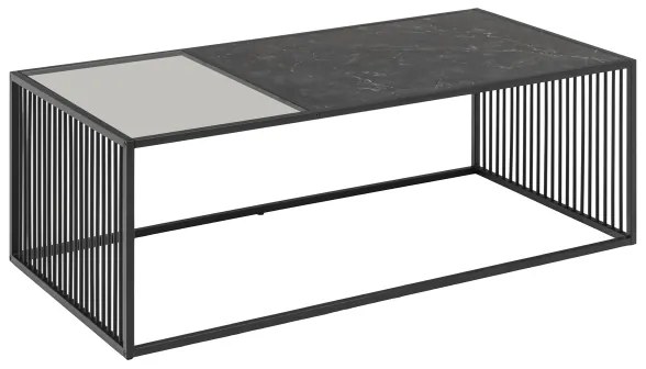 DEVIN fekete dohányzóasztal