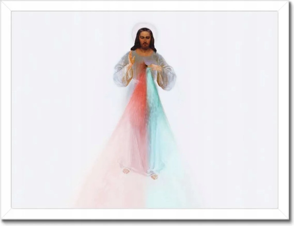 Poszterek keretben 40x30 Jézus irgalmas