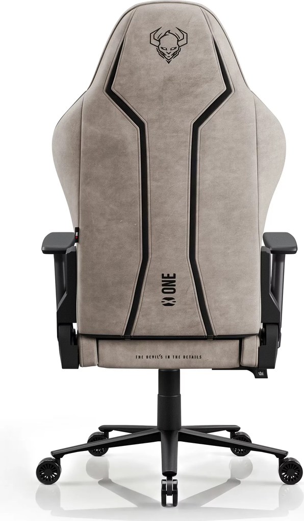 Gamer szék szövet King Size, fekete-bézs: Diablo X-One 2.0 Camel Black