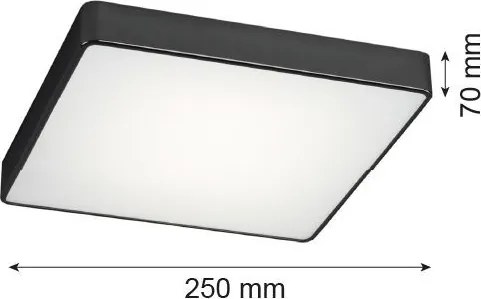 Argon ONTARIOED 3575 Süllyesztett mennyezeti lámpa 1x18,5W/LED 3000K 1950LM IP20