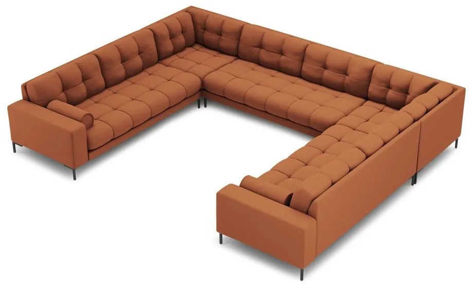 Téglavörös sarokkanapé (U alakú) Bali – Cosmopolitan Design