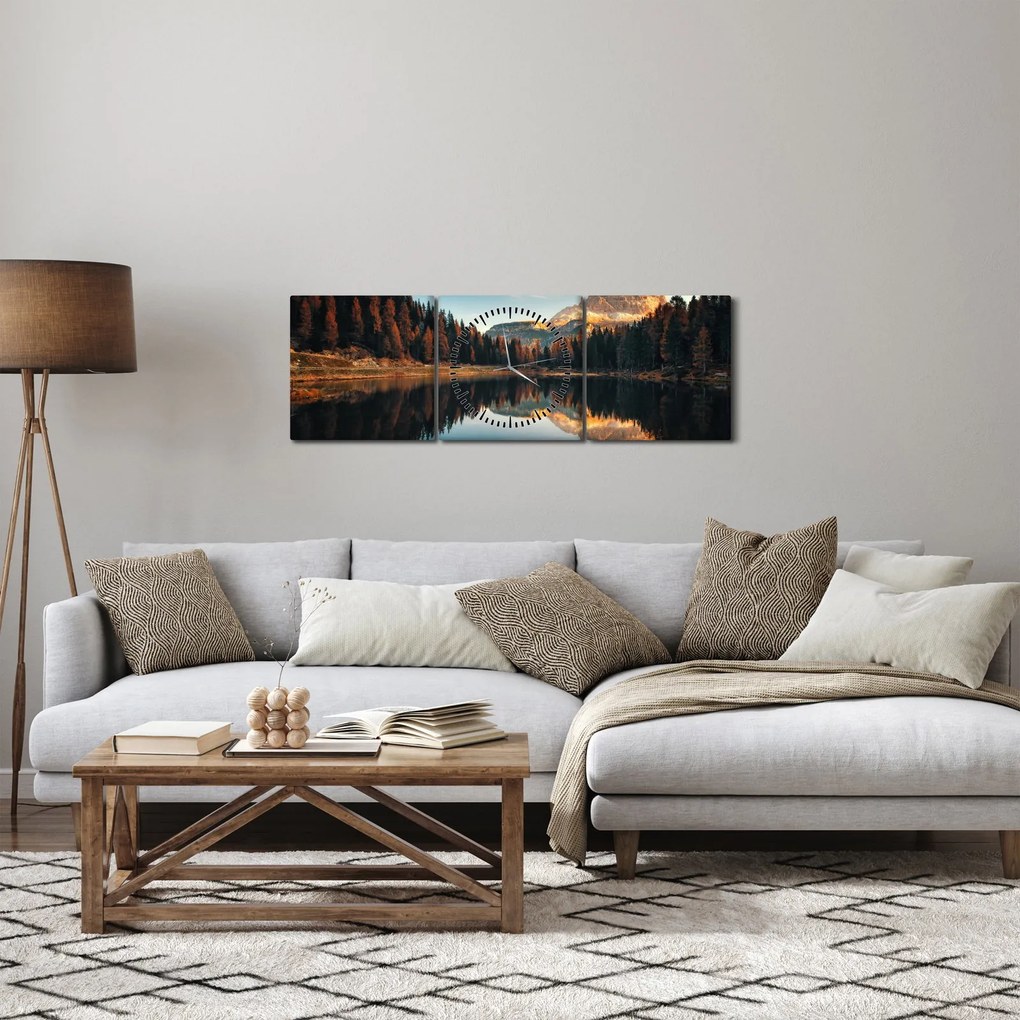 Kép - alpesi, olaszország, dolomitok, Antorno (órával) (90x30 cm)
