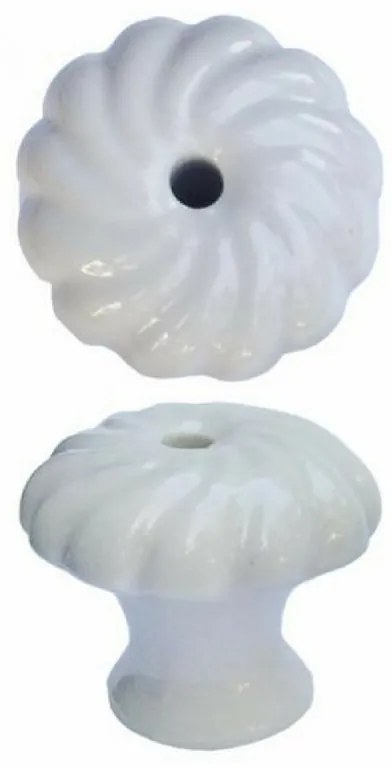 Nagy porcelán bútorgomb, fogantyú