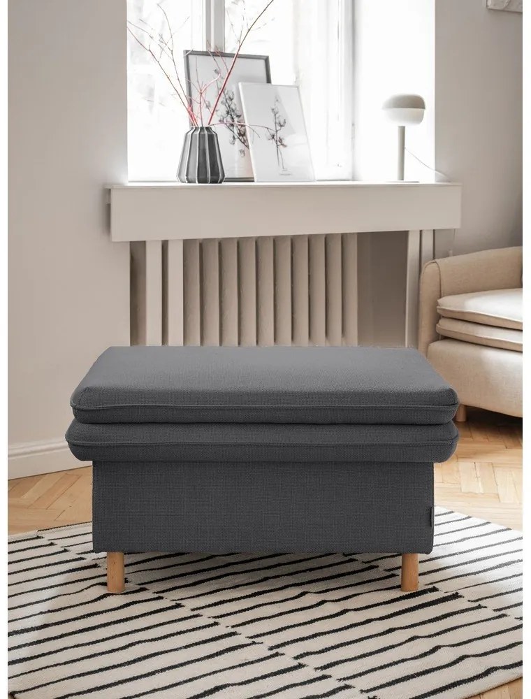 Sötétszürke lábtartó Simon – Miuform