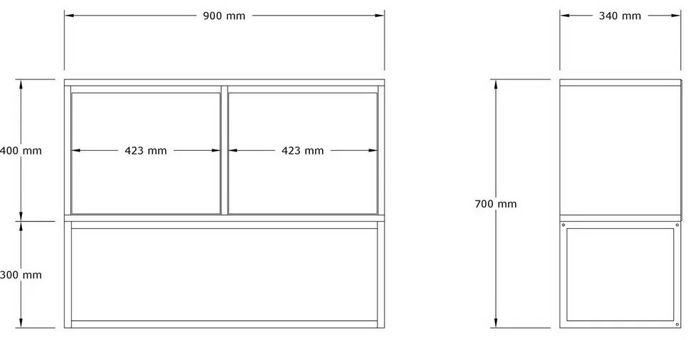 Zermat Travertine szekrény