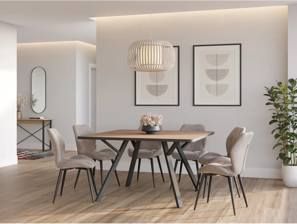 Bézs étkezőszék szett 4 db-os Luna – Marckeric