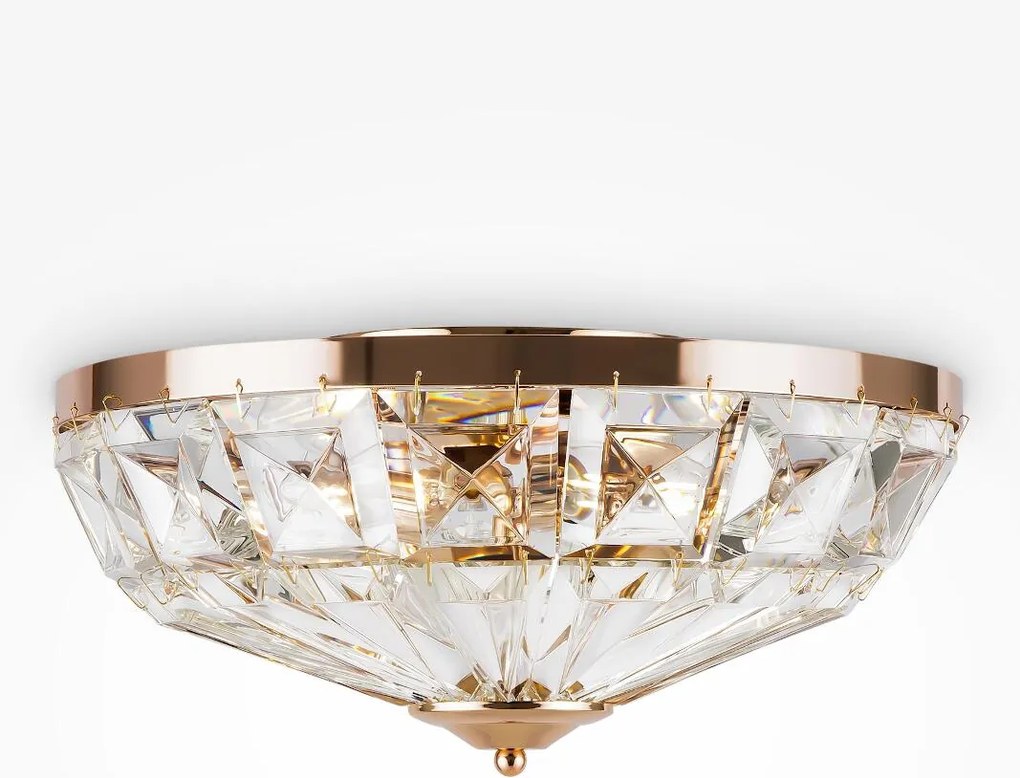 Maytoni glamour kristály mennyezeti lámpa facet arany mymod094cl-04g