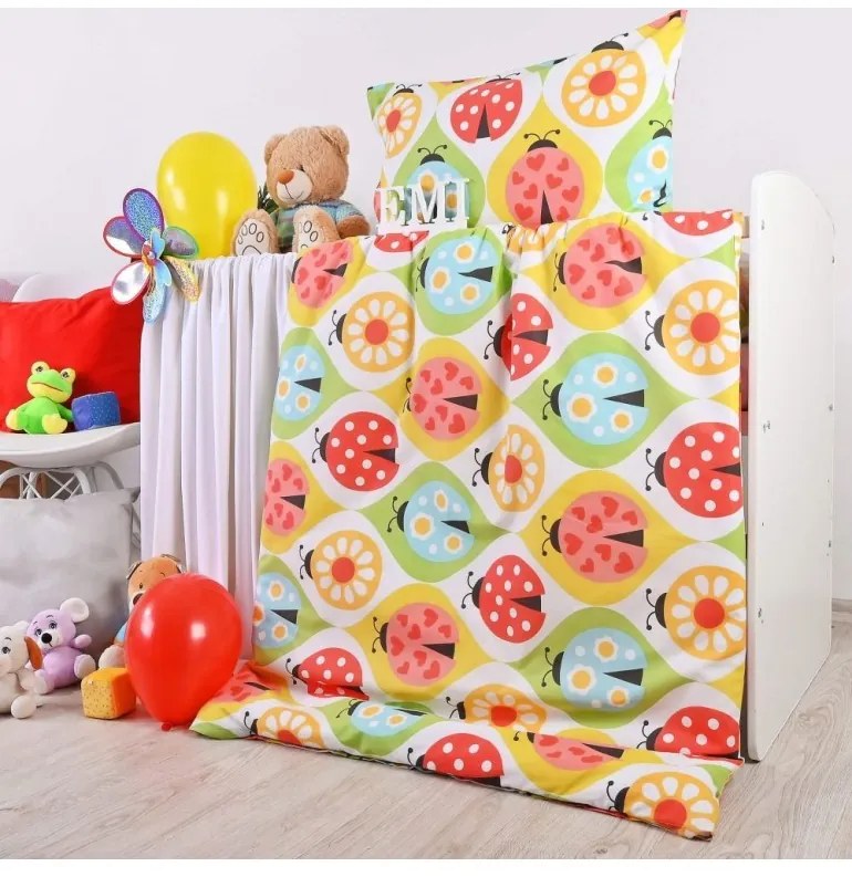 EMI katicás gyermek ágyneműhuzat, A standard egyszemélyes ágy szett tartalma: 1x 140x200 + 1x 70x90