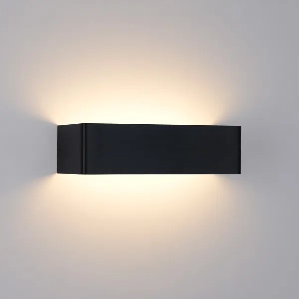 Brilagi - LED-es kültéri fali lámpa DONNANI LED/12W/230V 30 cm fekete IP44