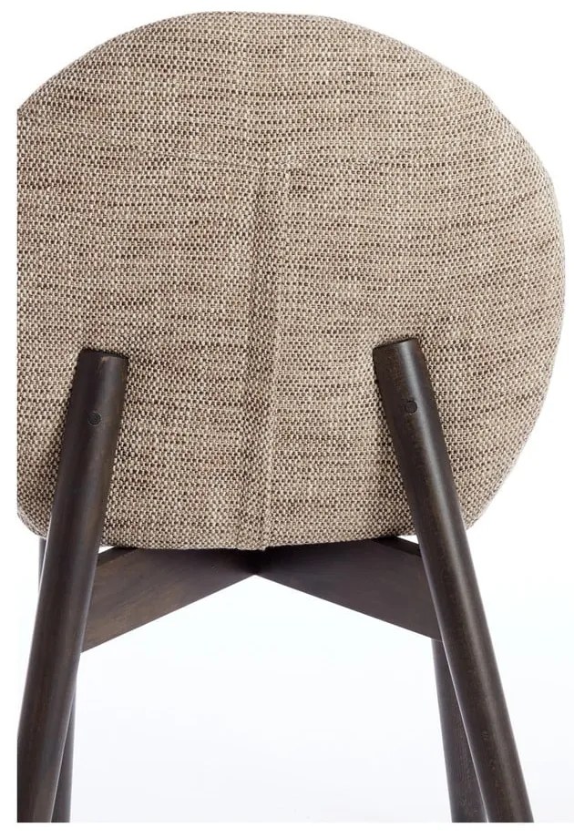 Bézs kárpitozott étkezőfotel szett 2 db-os Sinosa – Light &amp; Living
