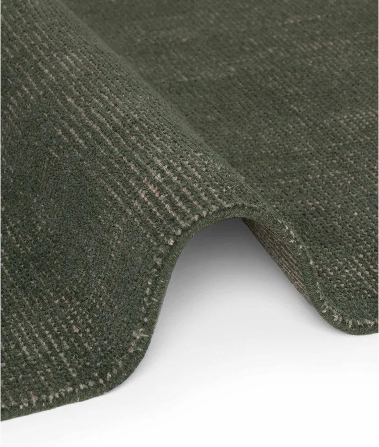 Sötétzöld kézi szövésű gyapjú szőnyeg 160x230 cm Greenwich – Ted Baker