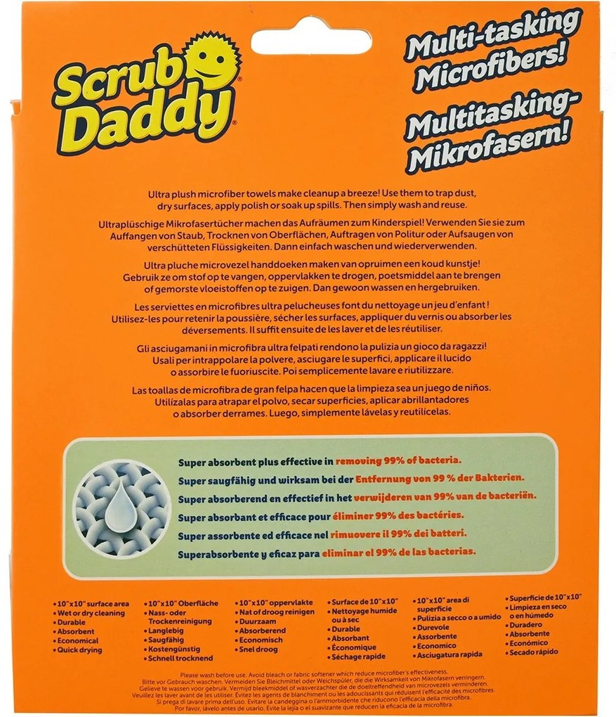 Scrub Daddy Scrub Daddy mikroszálas törlőkendők 2 db