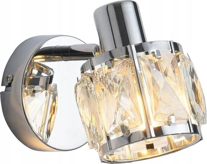 Fali lámpa Reality Crownie 1xE14 40W króm IP20 glamour