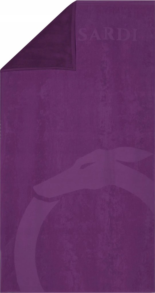 Trussardi Strandtörölköző TRU2MTW01 Lila nagy fürdőlepedő