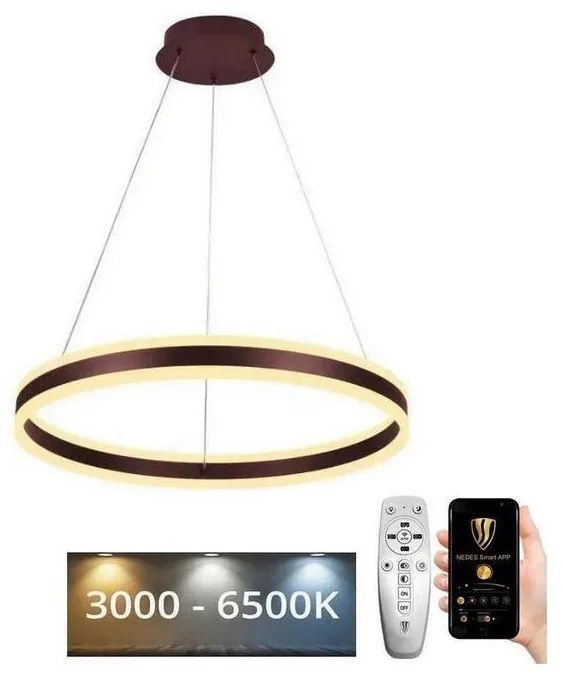 NEDES LED állítható fényerejű csillár kábellel LED/85W/230V 3000-6500K + DO ND3570