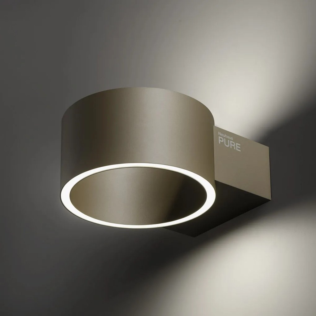 Paul Neuhaus modern fali lámpa pure clipse barna pln8561-97