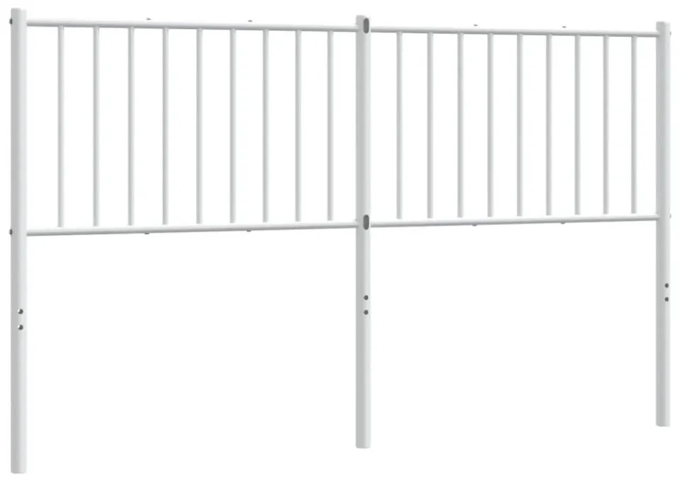 fehér fém fejtámla 150 cm