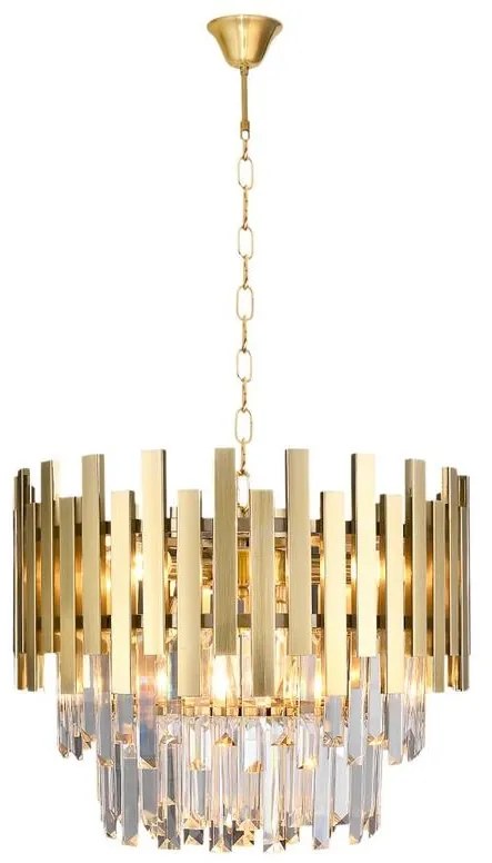 Csillár láncon ASPEN GOLD 6xE14/40W/230V