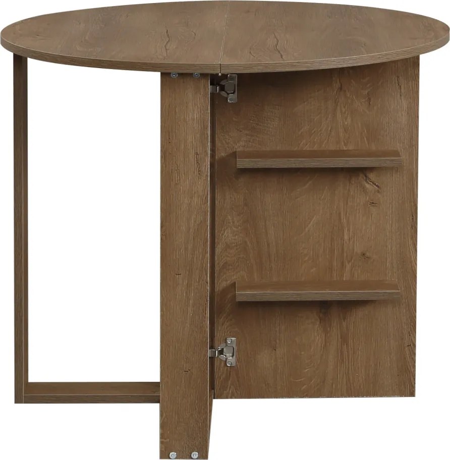 Middle étkezőasztal, kaukázusi tölgy, 90 cm