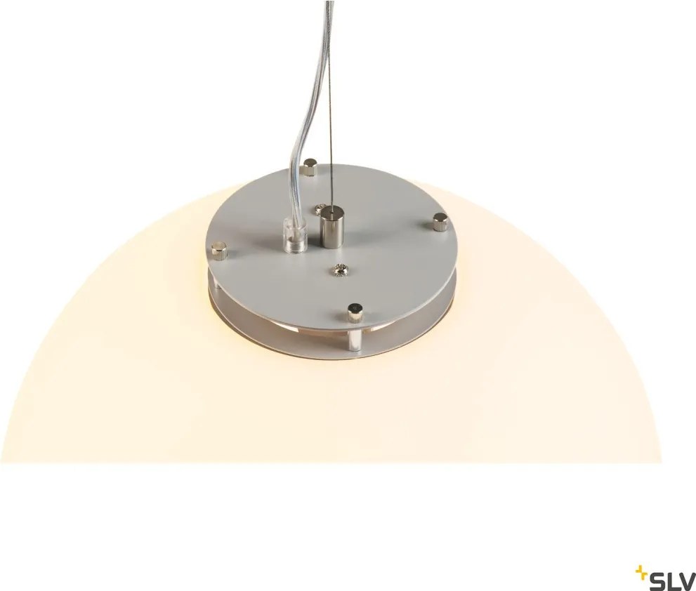 SLV 165410 ROTOBALL Modern Függesztett Lámpa Szürke E27 IP20