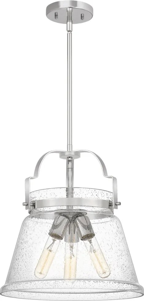 Quintiesse WIMBERLEY QN-WIMBERLEY-P-PC Függőlámpa 3x60W/E27