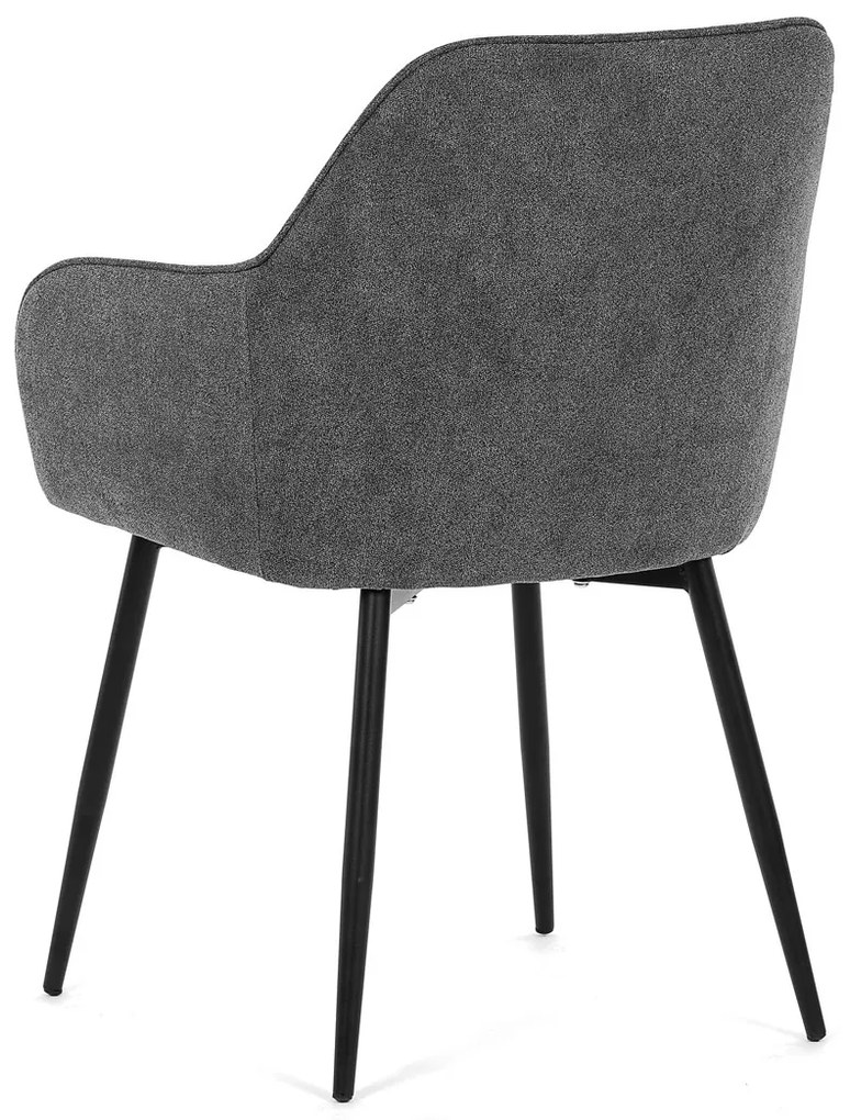 Étkezőszék-készlet 2 db, szürke, 55 x 84 x 57 cm